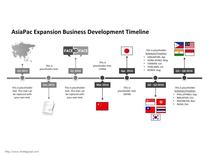 Asia Business Development Template – Strategy Powerpoint Templates